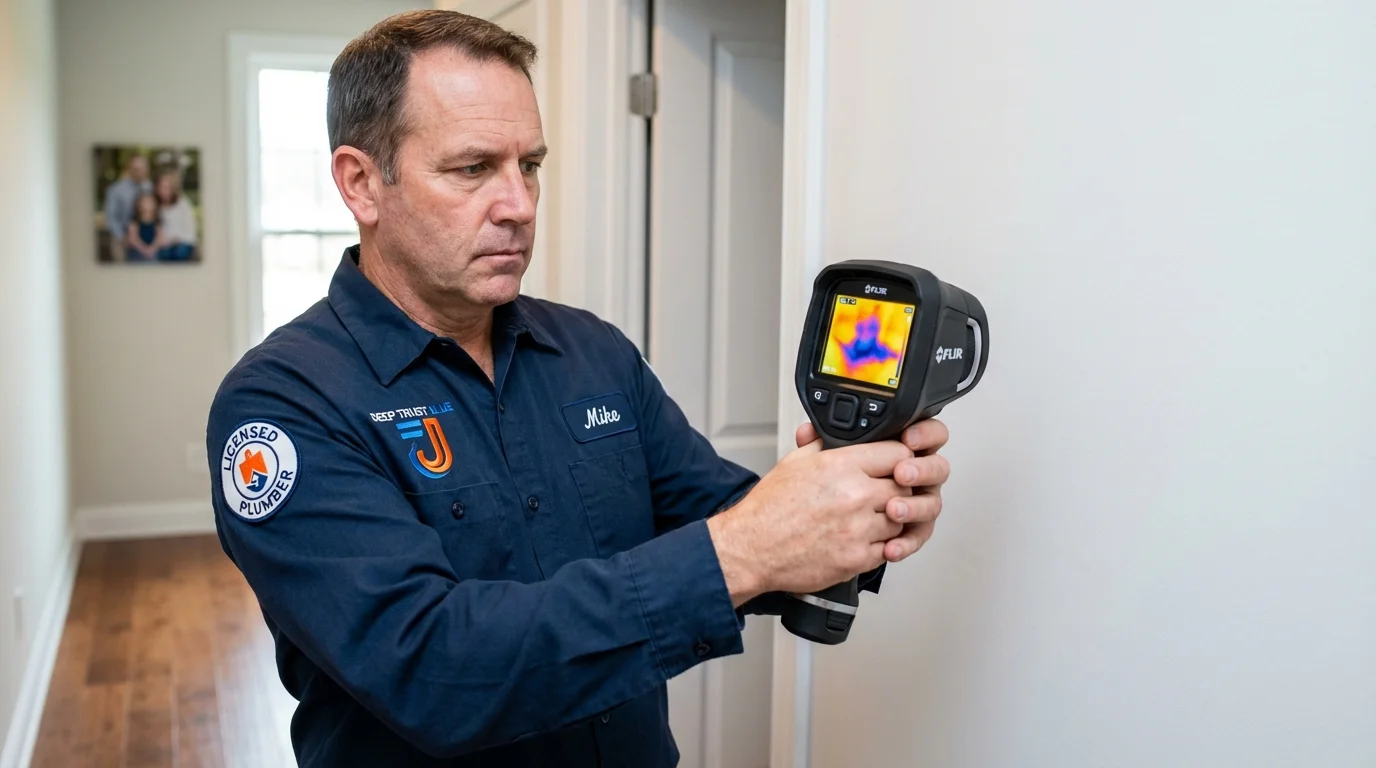 Thermal imaging leak detection by Johns Plumbing LLC in Selma